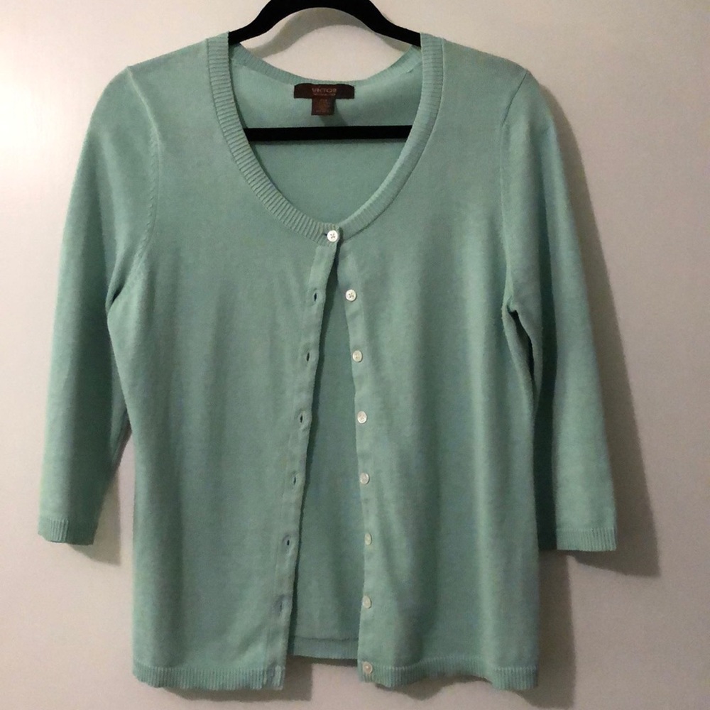 Victor Alfaro button down sweater